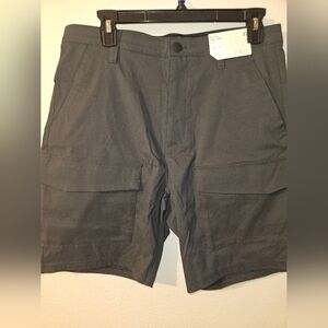 Stylus Mens Gray Cargo Short Size 32